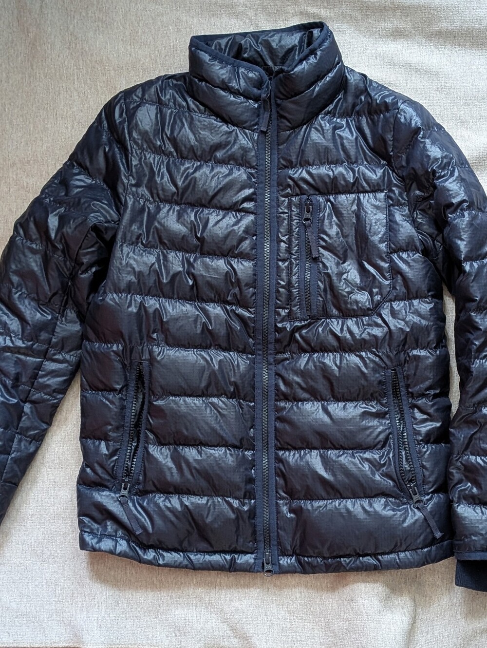 J. Crew 2014 Lightweight Puffer Jacket Navy XXS
